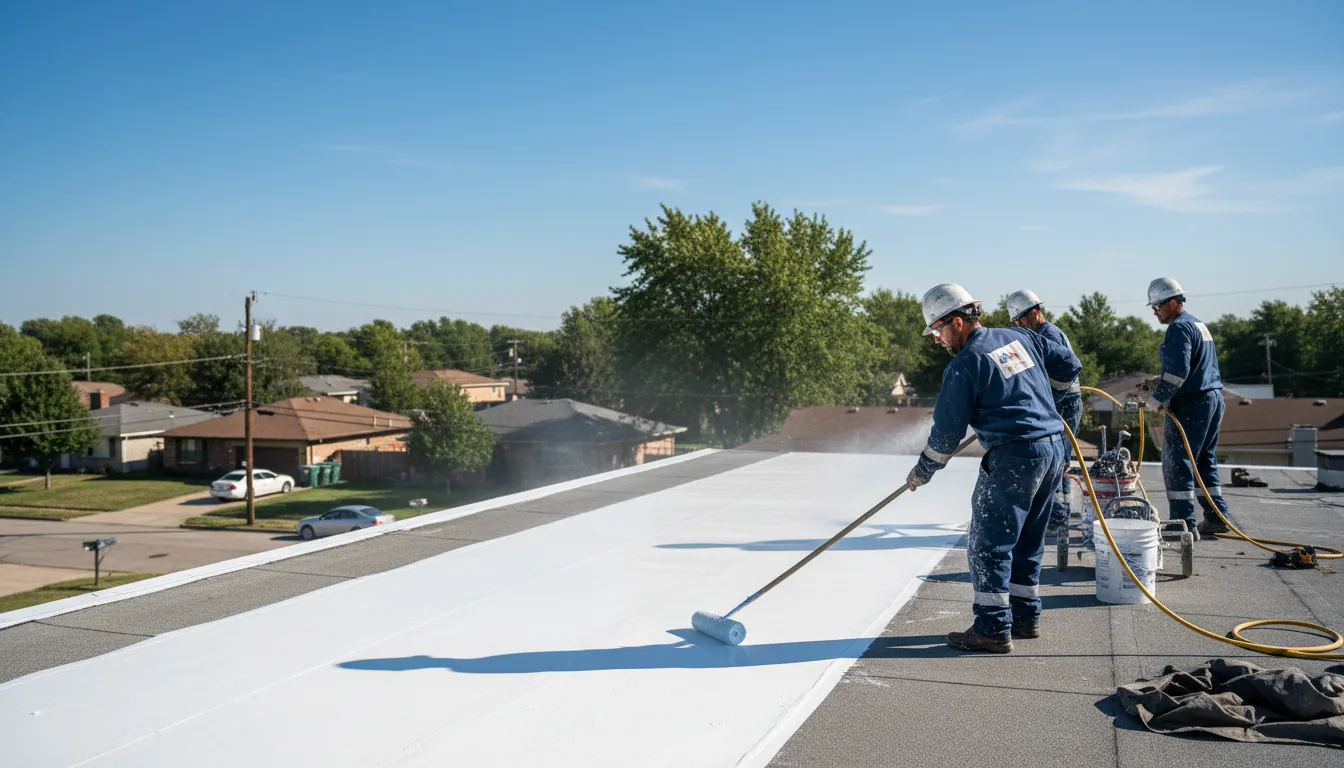 Commercial roof coating in Bethesda, MD near me